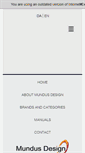 Mobile Screenshot of mundus-design.com